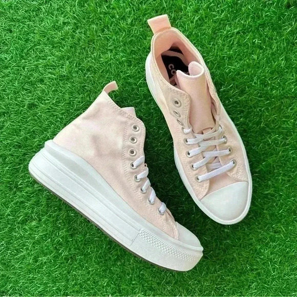 Converse Chuck Taylor All Star Move Hi Decade Pink - Picture 6 of 8